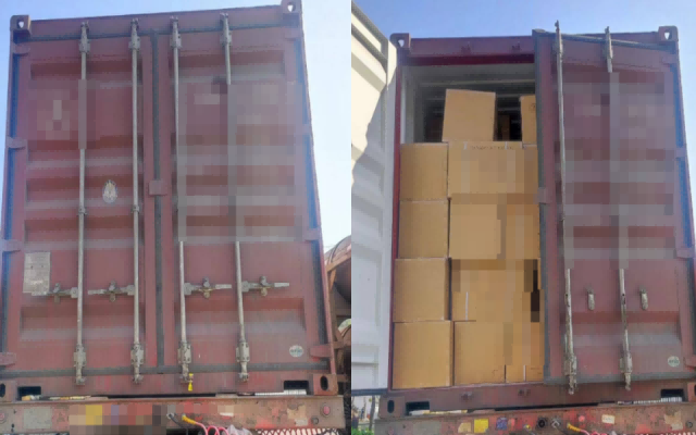 Vendaje elástico FCL de 20 'exportado a Tailandia