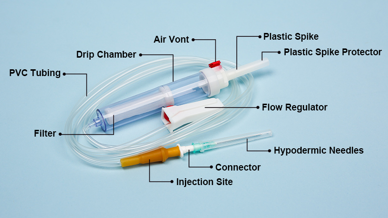 equipo de transfusi&oacute;n de sangre