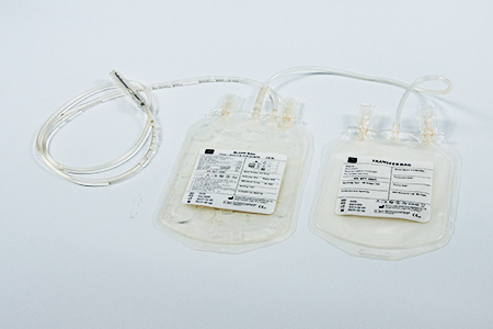 doble bolsa de sangre